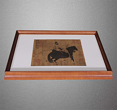 城固书画装裱配框服务案例